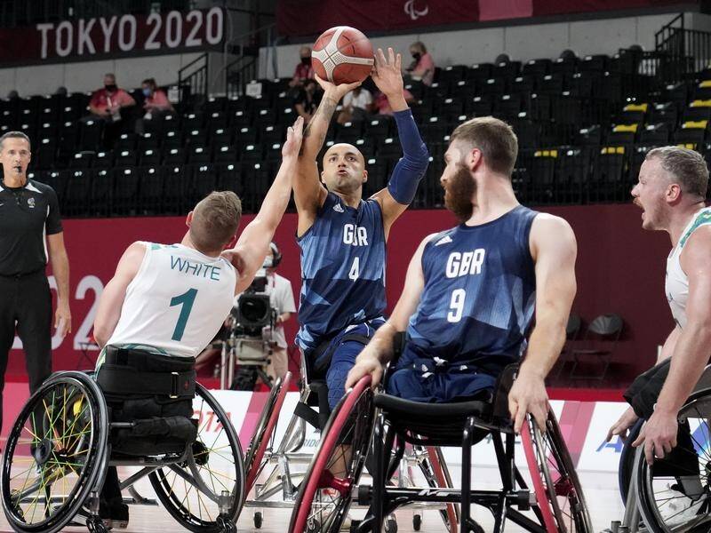 Australia suffered a one-point loss to Great Britain in wheelchair basketball at the Paralympics.