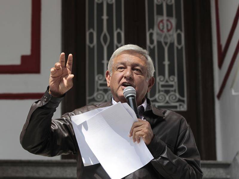 Mexcio's President-elect Andres Manuel Lopez Obrador says he will almost halve his salary.