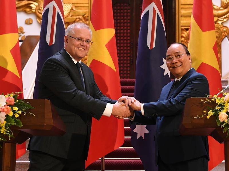 Scott Morrison says countries in the Indo-Pacific should be free to pursue their own interests.