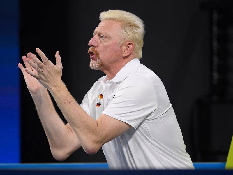 Boris Becker wasn't pleased with Nick Kyrgios's takedown of Alexander Zverev.