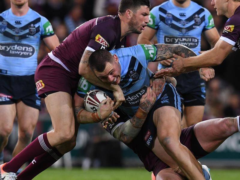 Injured Blues prop David Klemmer hopes to be fit for the State of Origin finale in Sydney.