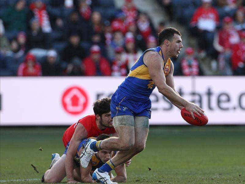 West Coast captain Luke Shuey has been injured during an Eagles match simulation session.