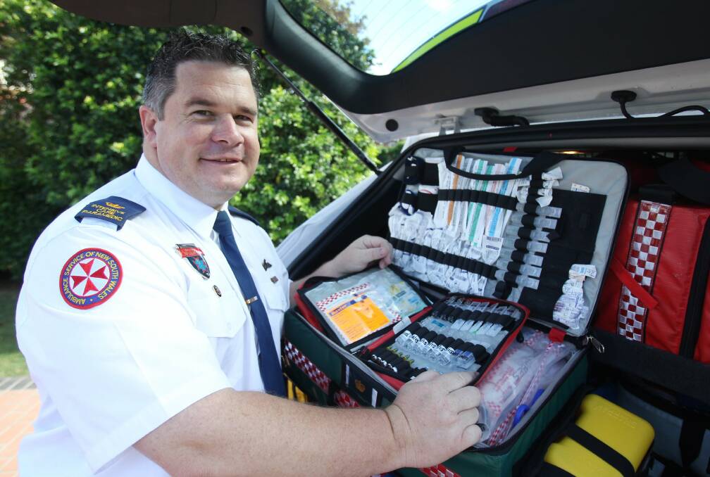 Inspector Brian Parsell, from the NSW Ambulance Service. Picture: Natalie Roberts