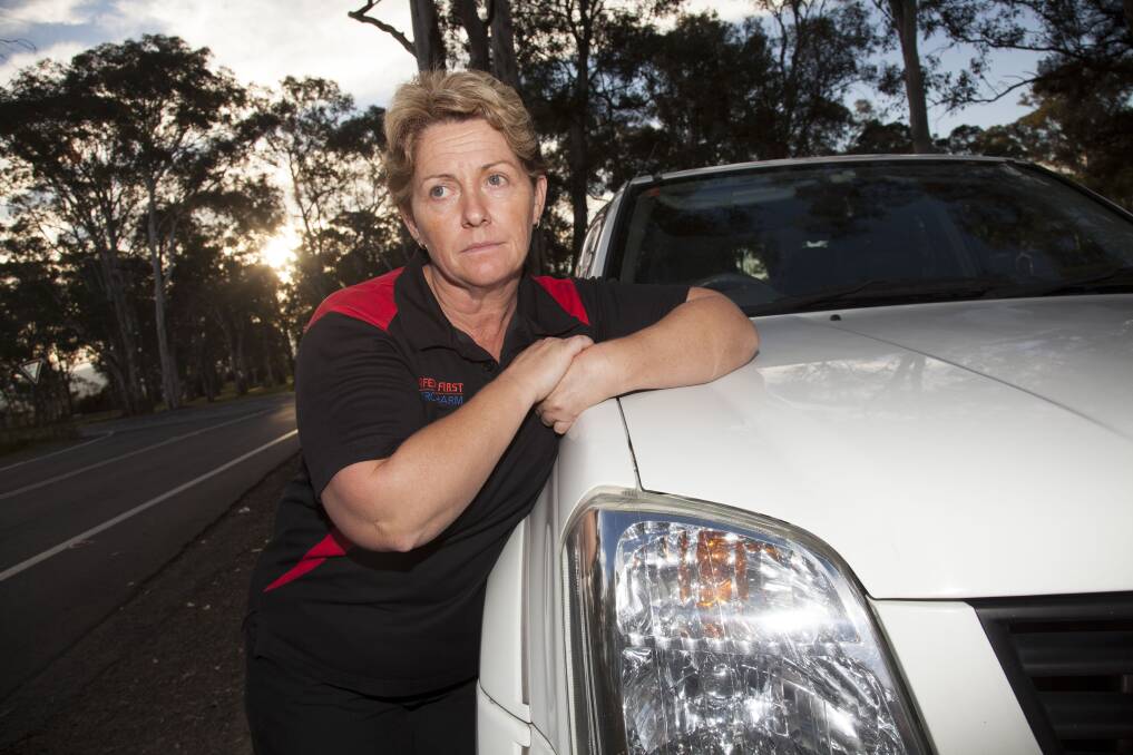 When cyclists attack: Diane Macey was allegedly assaulted by a cyclist on The Driftway. Picture: Geoff Jones