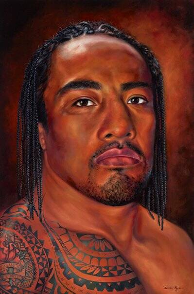 Nicolee Payne of Oakville is finalist in the Archibald for her painting of Fuifui Moimoi.