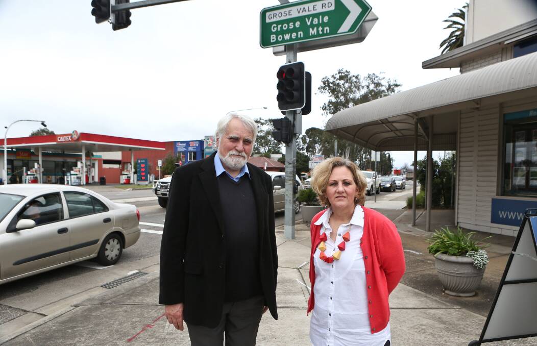 Hawkesbury councillors Barry Calvert and Mary Lyons-Buckett say there's an urgent need for an ambulance station west of the river. Picture: Geoff Jones