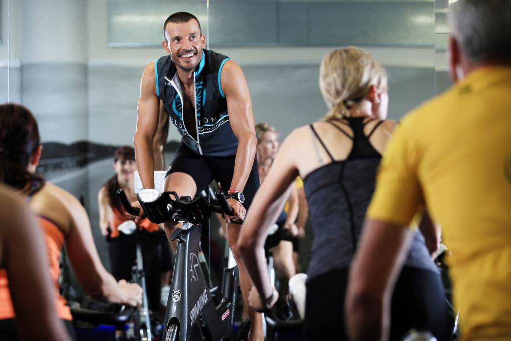 On your bike: Indoor cycling facility Pelotone will be one of 20 stall holders exhibiting at the Hills District Health and Fitness Expo this month. Pelotone was winner of the Sydney Hills Local Business Awards’ outstanding fitness service this year.