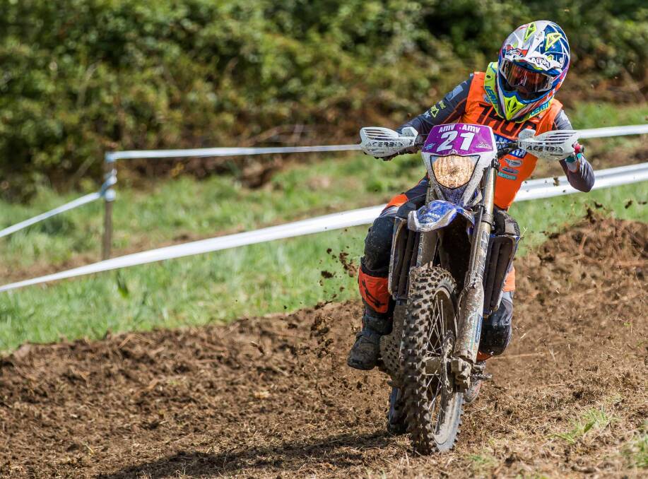 IN ACTION: Hawkesbury endurance rider Jess Gardiner at the second round of the Championnat de France d’enduro. Picture: Supplied.