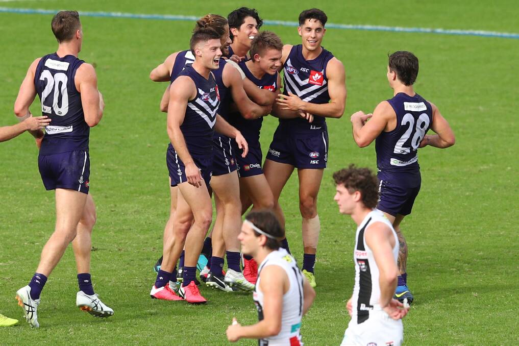 Fremantle finished 2020 with hope for the future. Photo: Chris Hyde/Getty Images