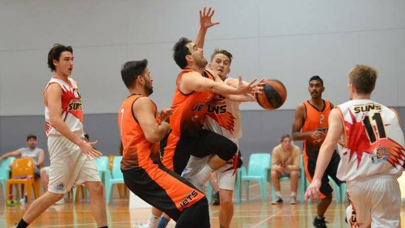 Daniel Calcatera in action for the Hawkesbury Jets. Picture: Stacy O'Toole