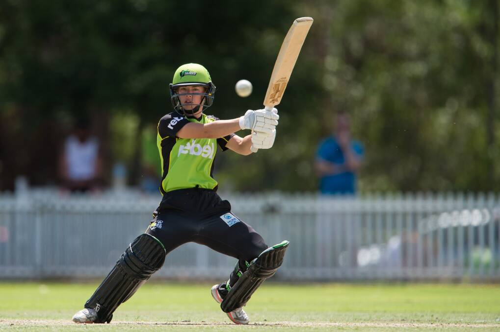 Naomi Stalenberg plays for the Sydney Thunder. The Thunder will open the season against the Melbourne Renegades on December 9. Picture: Ian Bird Photography