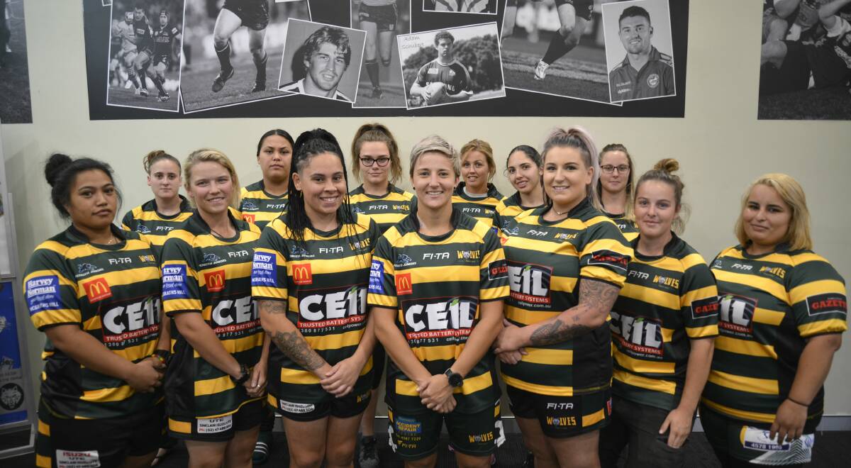 The Windsor Wolves women's open age team did not take long to fill up once the club announced it was looking for players. They get along famously and their play has turned heads at the club. Picture: Conor Hickey