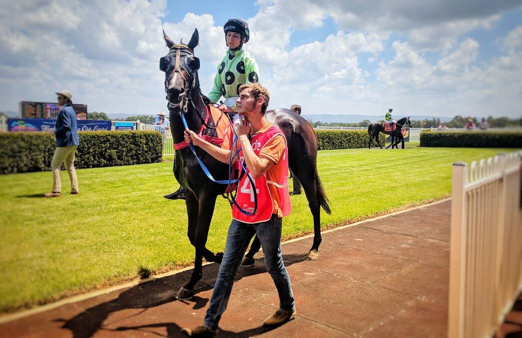 Chelsea Ings atop Pretty 'N' Perfect at the Hawkesbury Race Club. Picture: Supplied