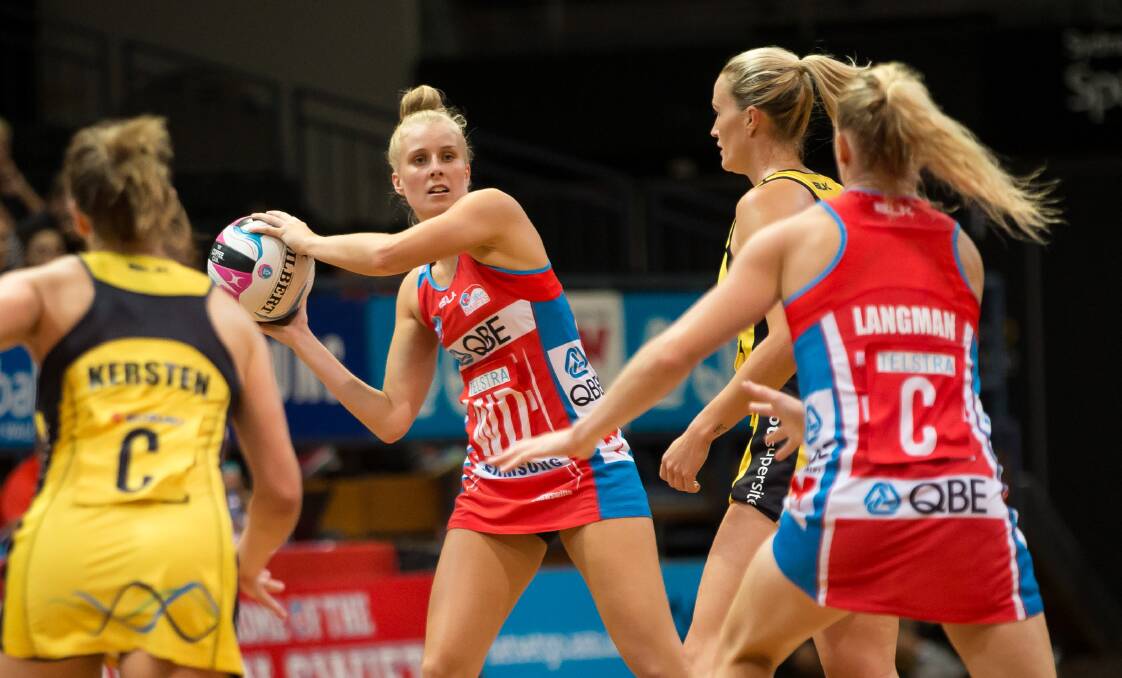 TIME TO SHINE: Liz Ellis thinks Maddy Turner could have a big season for the NSW Swifts this year. Picture: Netball NSW