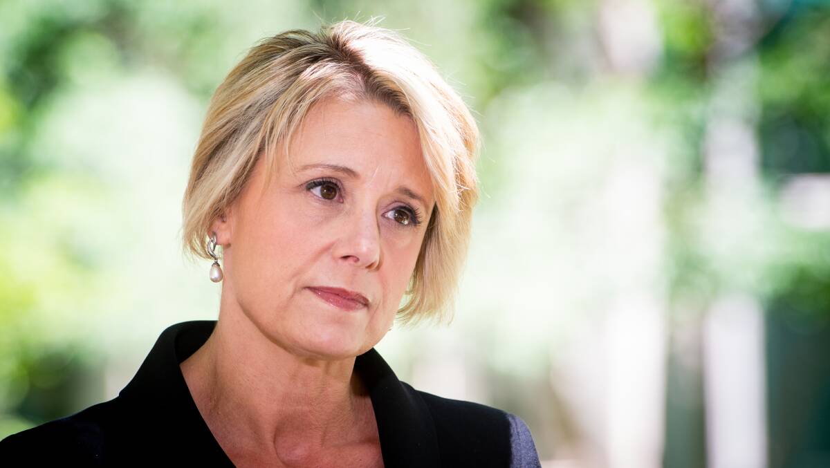 Labor Kristina Keneally grilled health department boss Brendan Murphy about the vaccine rollout failures at the Senate's COVID-19 committee on Tuesday. Picture: Elesa Kurtz