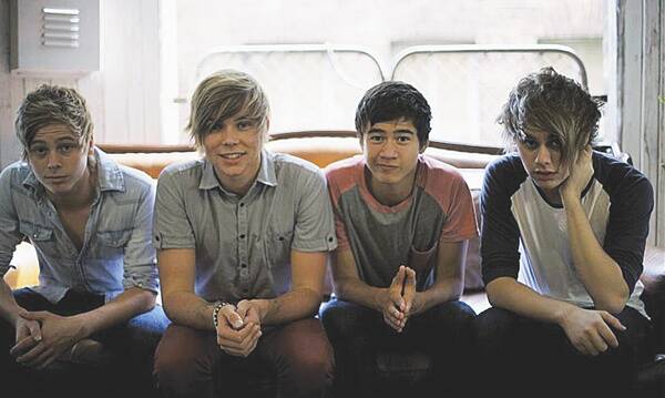 The next One Direction: Luke Hemmings, Ashton Irwin, Calum Hood and Michael Clifford from the Hawkesbury are being compared to musical acts such as One Direction and Justin Bieber.
