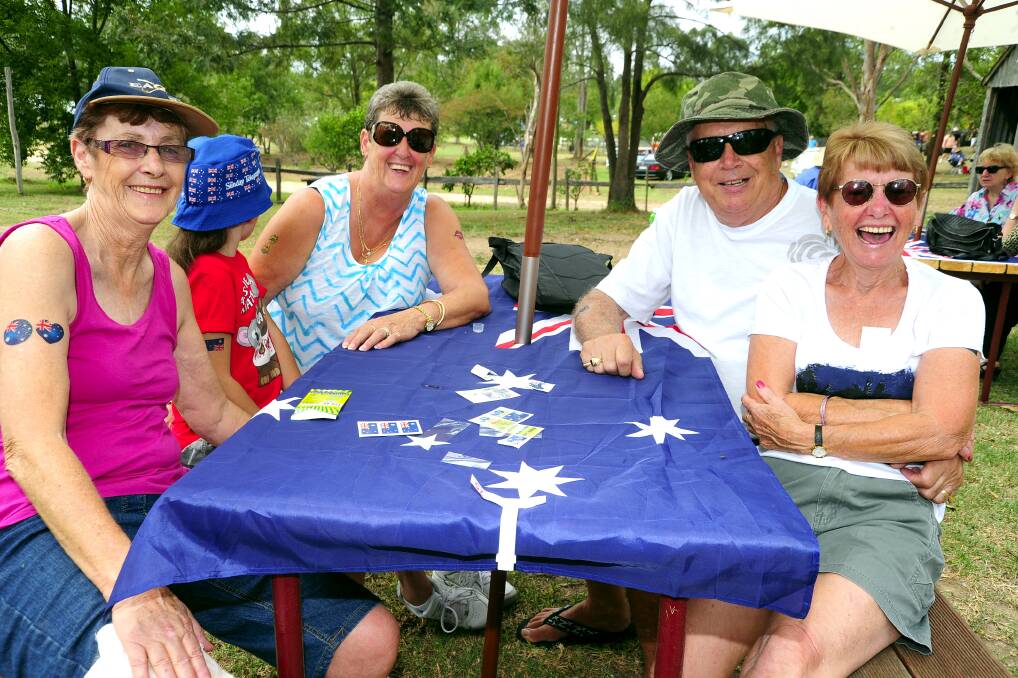 Australia Day 2013 at Pioneer Village. Photo: Kylie Pitt.